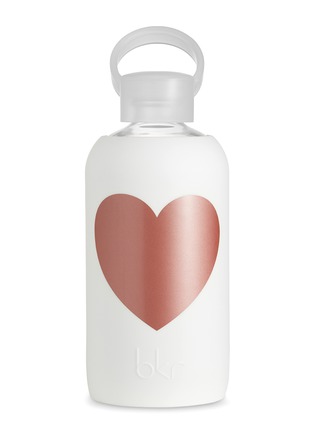 首图 -点击放大 - BKR - Metallic Rose Winter Heart玻璃及硅胶水瓶－500毫升