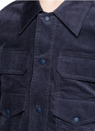 细节 - 点击放大 - STAFFONLY - Iornbridge工装风平绒衬衫夹克
