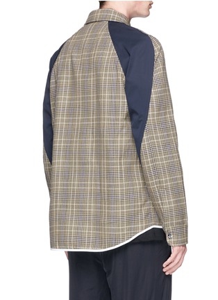 背面 - 点击放大 - TIM COPPENS - 品牌标志格纹初剪羊毛外套