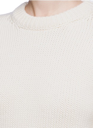 细节 - 点击放大 - CALVIN KLEIN 205W39NYC - 拼色衣袖羊毛针织衫