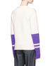 背面 - 点击放大 - CALVIN KLEIN 205W39NYC - 拼色衣袖羊毛针织衫
