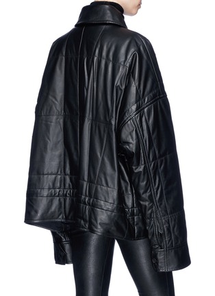 背面 - 点击放大 - HAIDER ACKERMANN - 夹棉填充真皮绗缝外套