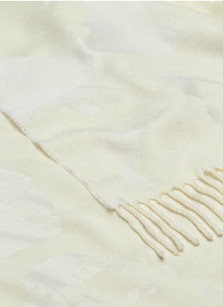 细节 –点击放大 - FRETTE - Romantic美丽诺羊毛混丝绸毯－象牙白色