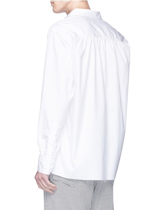 背面 - 点击放大 - SULVAM - 褶裥细节纯棉衬衫