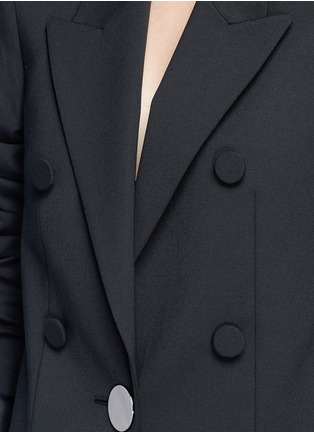 细节 - 点击放大 - ALEXANDERWANG - 装饰双排扣双层衣袖西服外套