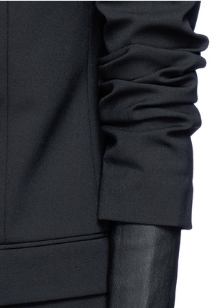 细节 - 点击放大 - ALEXANDERWANG - 装饰双排扣双层衣袖西服外套