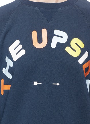 细节 - 点击放大 - THE UPSIDE - 品牌标志图案卫衣