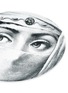 细节 –点击放大 - FORNASETTI - TEMA E VARIAZIONI #084头巾面罩名伶图案瓷盘