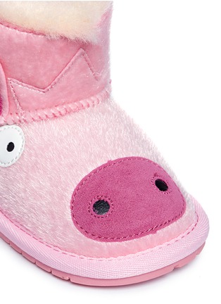 细节 - 点击放大 - EMU AUSTRALIA - Piggy Walker婴儿款小猪造型短靴
