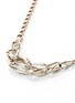 模特儿示范图 - 点击放大 - JOHN HARDY - Silver bamboo loop chain necklace