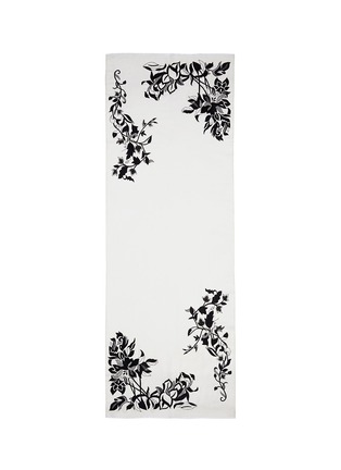 首图 - 点击放大 - JANAVI - Floral Vines花卉刺绣羊绒围巾