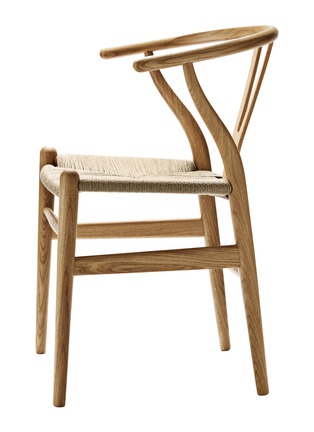  - CARL HANSEN & SØN - CH24 Wishbone手工编织纸绳及实心橡木椅