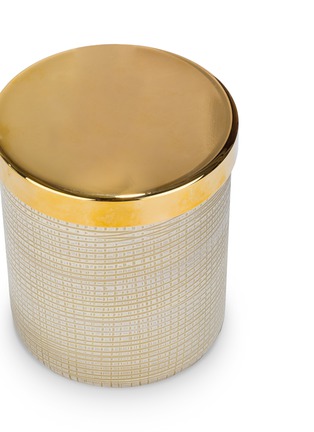  - LABRAZEL - Woven搪瓷编织纹理玻璃收纳盒－金色