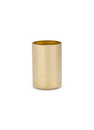 首图 –点击放大 - LABRAZEL - Woven搪瓷编织纹理玻璃牙刷筒－金色