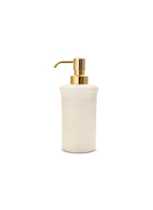 首图 –点击放大 - LABRAZEL - Alisa雪花石膏皂液瓶－奶白色及金色