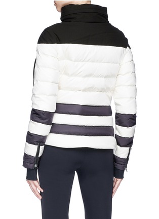 背面 - 点击放大 - PERFECT MOMENT - Polar拼色设计连帽滑雪羽绒夹克