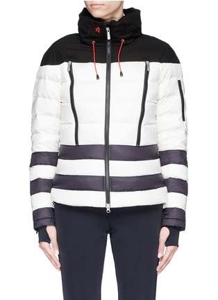 首图 - 点击放大 - PERFECT MOMENT - Polar拼色设计连帽滑雪羽绒夹克