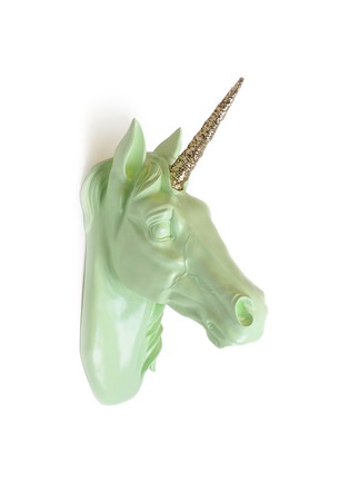 首图 –点击放大 - WHITE FAUX TAXIDERMY - Unicorn sculpture