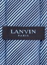 细节 - 点击放大 - LANVIN - 斜纹压花真丝领带