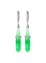 首图 - 点击放大 - SAMUEL KUNG - Diamond jadeite 18k white gold drop earrings