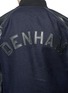 细节 - 点击放大 - DENHAM - 品牌标志混羊毛真皮棒球夹克