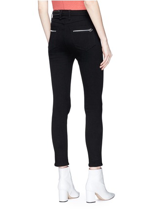 背面 - 点击放大 - RAG & BONE - Gia交叉系带拉链设计修身牛仔裤