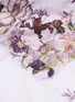细节 - 点击放大 - FALIERO SARTI - Floraia花卉围边混棉及丝围巾