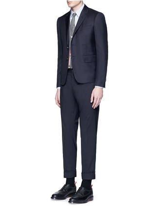 模特儿示范图 - 点击放大 - THOM BROWNE - 羊毛西服外套