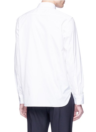 背面 - 点击放大 - NEIL BARRETT - 搭带装饰纯棉府绸衬衫