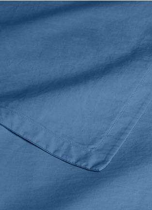 细节 –点击放大 - LANE CRAWFORD - 有机棉床品四件套－蓝色