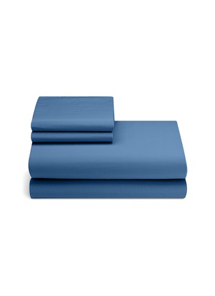 首图 –点击放大 - LANE CRAWFORD - 有机棉床品四件套－蓝色