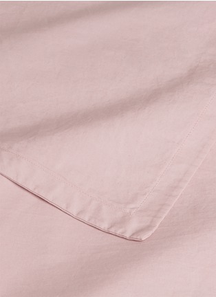细节 –点击放大 - LANE CRAWFORD - 有机棉床品四件套－粉色