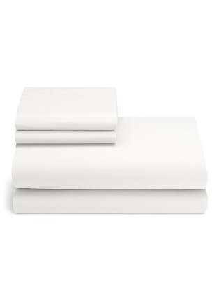 首图 –点击放大 - LANE CRAWFORD - 有机棉床品四件套－白色