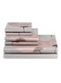 首图 –点击放大 - FRETTE - 花卉图案特大双人床床品六件套－灰色及粉色