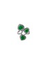 首图 - 点击放大 - SAMUEL KUNG - Diamond jadeite 18k white gold vine ring