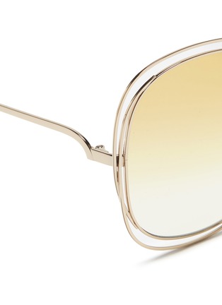 细节 - 点击放大 - CHLOÉ - Carlina双层镜框太阳眼镜