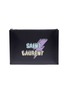 首图 - 点击放大 - SAINT LAURENT - Eclair品牌名称闪电印花真皮手拿包
