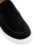 细节 - 点击放大 - GIANVITO ROSSI - Suede skate slip-ons