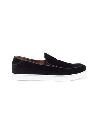首图 - 点击放大 - GIANVITO ROSSI - Suede skate slip-ons