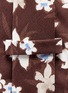 细节 - 点击放大 - ISAIA - 花卉印花棉混丝领带
