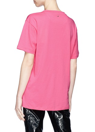 背面 - 点击放大 - VALENTINO GARAVANI - PINK IS PUNK标语纯棉T恤