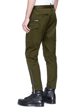 背面 - 点击放大 - DSQUARED2 - 拉链设计棉质工装裤