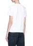 背面 - 点击放大 - COLLINA STRADA - Climate Change英文标语刺绣纯棉T 恤