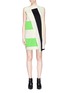 首图 - 点击放大 - CALVIN KLEIN 205W39NYC - 搭叠设计条纹针织连衣裙