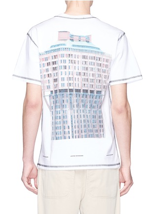背面 - 点击放大 - UNITED STANDARD - Milano维拉斯加塔楼印花纯棉T恤