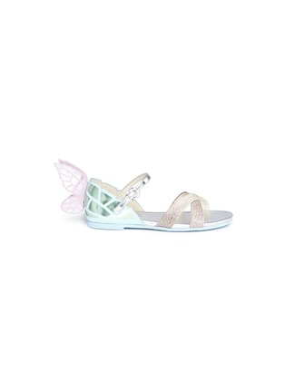 首图 - 点击放大 - SOPHIA WEBSTER - Chiara Mini幼儿款立体蝴蝶闪粉凉鞋