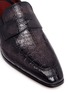 细节 - 点击放大 - MAGNANNI - Crocodile leather penny loafers