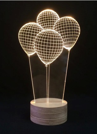  - BULBING - LED平面亚克力玻璃台灯－气球造型