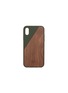 首图 - 点击放大 - NATIVE UNION - CLIC Wooden核桃木手机壳（橄榄绿色）－ iPhone X