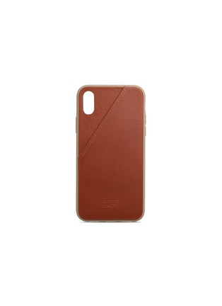 首图 - 点击放大 - NATIVE UNION - CLIC CARD iPhone X真皮卡套手机壳－棕色